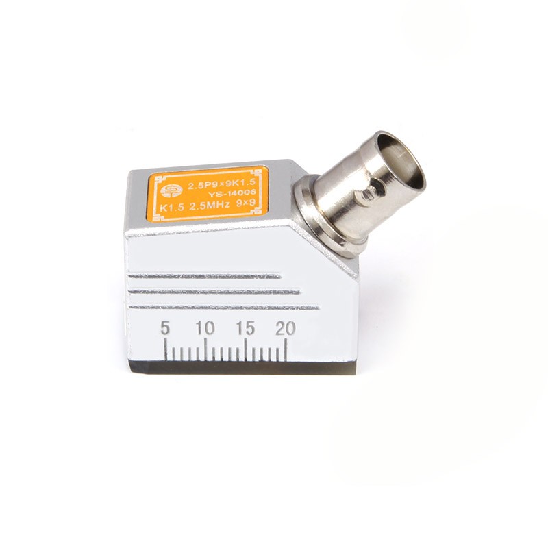 YUSHI UT Flaw Detector Angle Beam Probe 5MHz 14*14mm 70 Degrees Test Transducer